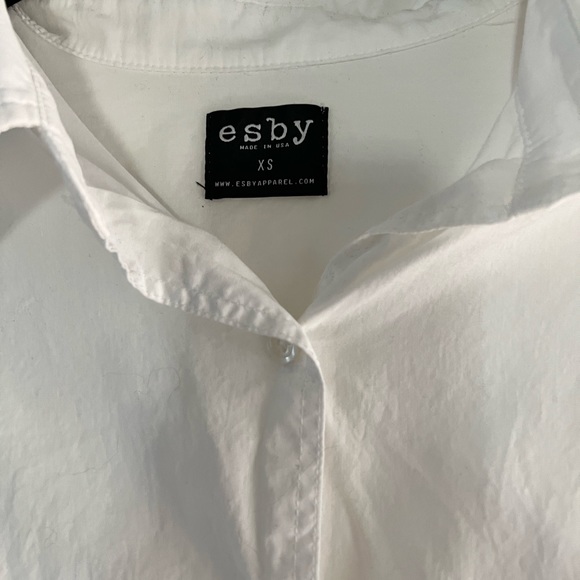 Esby Sarah Shirt in White - Picture 3 of 3